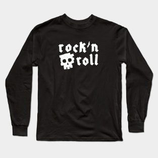 rock n roll design Long Sleeve T-Shirt